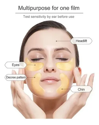 Parches Para Ojos Ojeras Colágeno Oro Arrugas 100 Pares Mz22