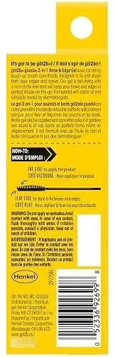 Got2b Glued Gel Para Cejas Y Bordes Fijación Fuerte