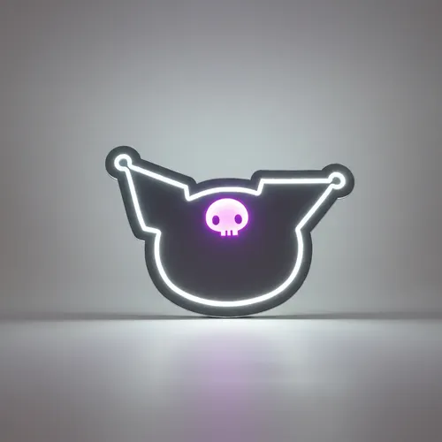 Espejo Iluminado Kuromi Led 27x19cm Acrílico Inastillable