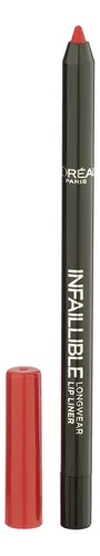 Delineador De Labios Infallible Lip Liner Loreal Paris Color 105 / Red Fiction