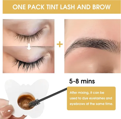 Kit De Tinte Para Cejas Y Pestañas Lomansa, Profesional