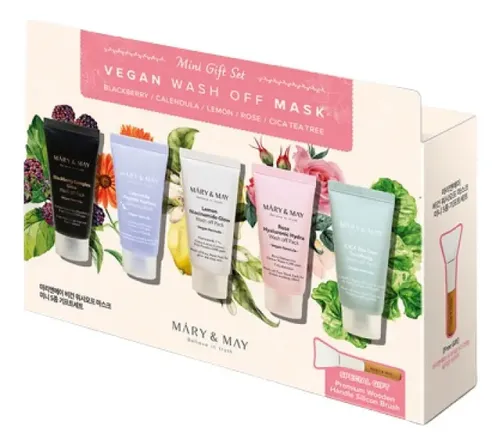 Máry & May Vegan Wash Off Mask Mini Gift Set Tipo de piel Todo tipo de piel