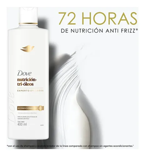 Acondicionador Dove Óleo Nutrición X 400 Ml