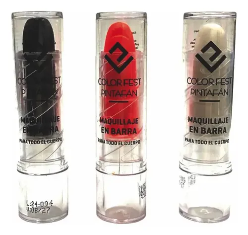 Kit X 3 Maquillaje Artistico Barra Halloween Cuerpo Rostro