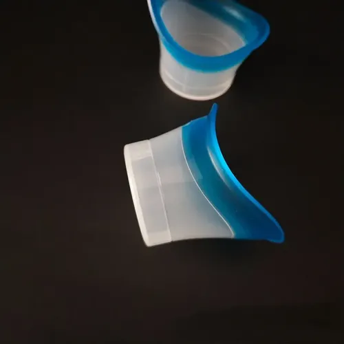 2 Lavaojos De Silicona, Copa Blanda, Gel De Baño, Reutilizab Blanco