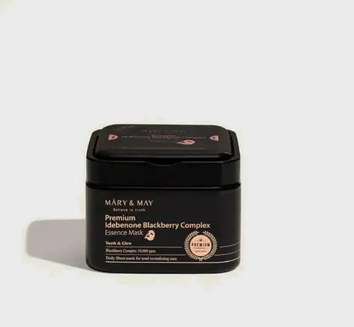 Mary&may Idebenone Blackberry Mascarilla Facial – 20 Piezas Tipo de piel Seca