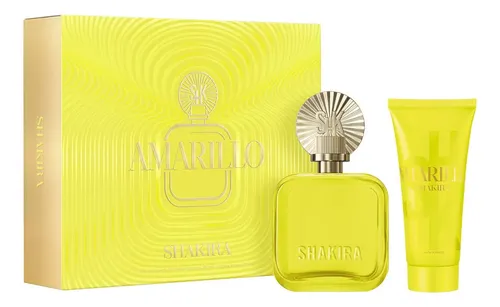 Estuche Perfume Mujer Shakira Amarillo Edp 80ml