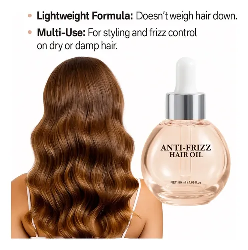 Aceite Capilar Anti Frizz 50 Ml Para Todo Tipo De Pelo