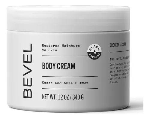 Crema Corporal Bevel Cocoa, Manteca De Karité, 340 G