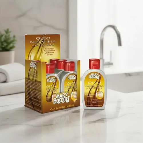 Oleo Kera Y Argan Pre Shampoo Antifrizz Caja 6u Mary Bosques