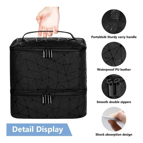 De Doble Capa, Bolsa De Transporte, Bolsa .esmalte De Uñas