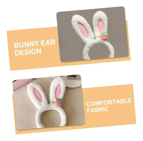 Diadema Con Orejas De Conejo Para Niñas, Tamaño L