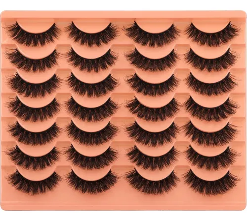 Pestañas Postizas Cortas Alicrown Volumen Natural 14 Pares