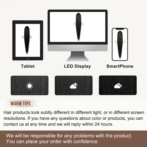 Extension De Cabello Cola De Caballo 91cm Jet Black