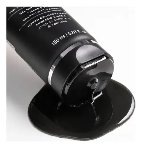 Gel Limpiador Negro Detox Para Rostro Y Ojos 150 Ml Apivita Momento De Aplicación Día/noche Tipo De Piel Todo Tipo De Piel