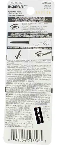 Lápiz Delineador Impermeable Maybelline Unstoppable