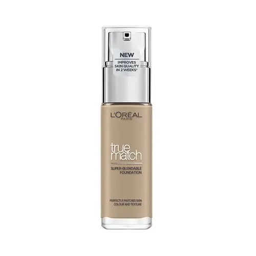 Base de maquillaje líquida L’Oréal Paris True Match Super-Bendable Base De Maquillaje True Match Super Blendable L’ Oréal Paris tono beige rose 3r – 30mL 30g