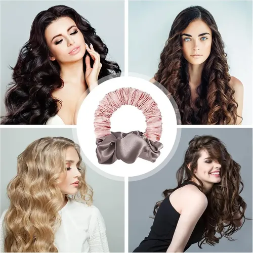 Rulos De Cabello Sin Calor, Diadema Para Dormir