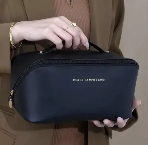 Organizador De Maquillaje De Viaje Para Mujer, Neceser Negro