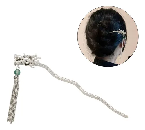 (c) Hairpin Cheongsam En Forma De Horquilla Con Forma De Dra Yun Chi Hairpin