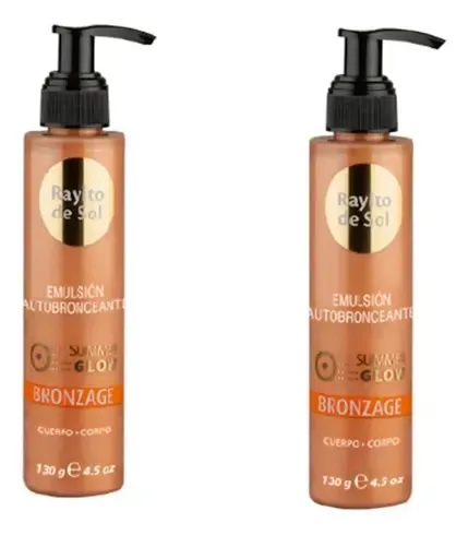 Rayito De Sol Emulsion Autobronceante 130 Gr X2 Uni