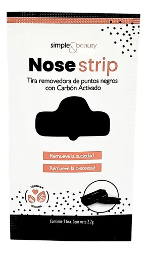 Banda Tira Elimina Puntos Negros Nariz- Nose Strip- Simple&beauty Tipo de piel Normal