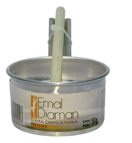 Emal Diaman Cera Depilatoria Negra Cacerolita 150g