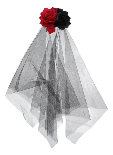 Diadema Creativa Para Halloween Con Velo De Cosplay Con Form