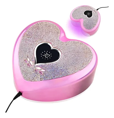 Cabina Para Uñas 96w De Corazón Con Strass