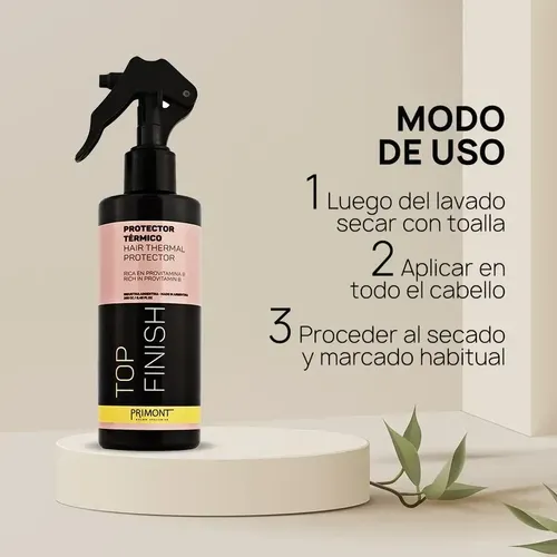 Plancha Para Cabello Lizze Extreme 250°c Titanio Protector Y Serúm Top Finish Primont