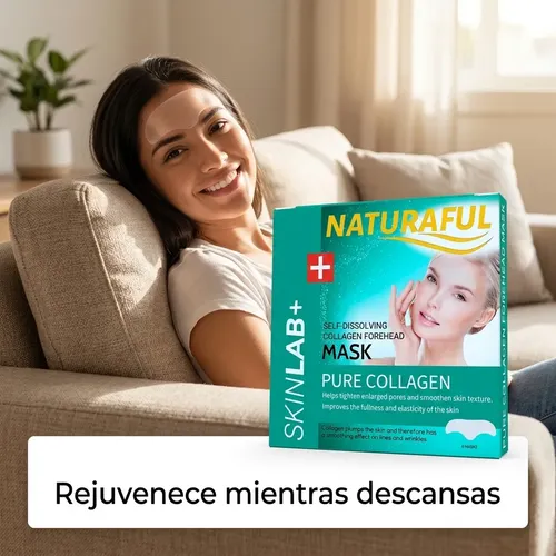 Parches Frente Colágeno Disolvible Antiarrugas 6 Masks