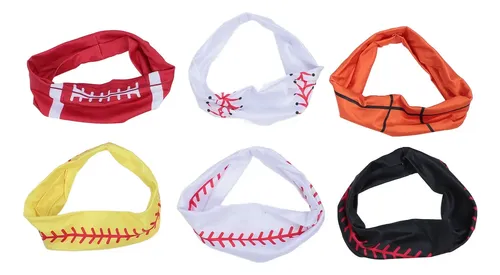 Diadema Deportiva Para El Cabello, 6 Unidades, Elástica