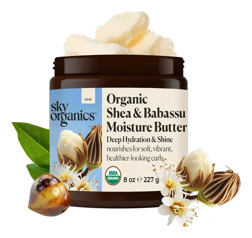 Manteca Hidratante Sky Organics Shea & Babassu Orgánica 240