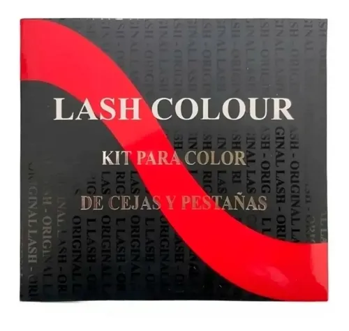 Kit Tinte De Pestañas Y Cejas Lash Color Para 50 Servicios