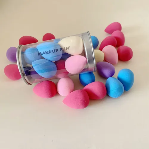 Set De Esponjas De Maquillaje Urradia Mini Multicolor 10 Pie