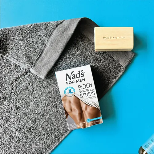 Tiras De Cera Nad’s Para Hombre Kit De Depilación Corporal C