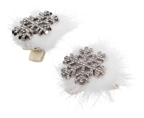 2 Accesorios De Pelo Con Pedrería Y Brillo Para Fiestas, 2 P