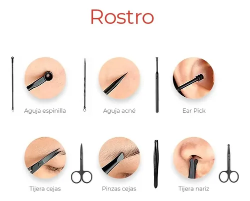 Set De Manicura Pedicura Pies Manos Corta Uñas 23 Piezas