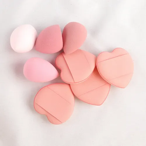 Brochas Maquillaje Profesional 46 Piezas + Esponjas + Estuch