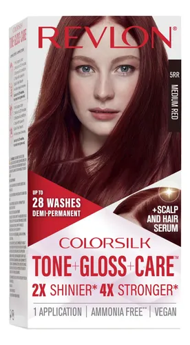 Tinte Semipermanente Para Cabello Colorsilk 5rr De Revlon