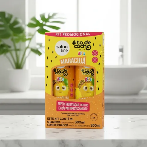 Salón Line Kids Maracuyá Rulos Shampoo + Acondicionador Kit