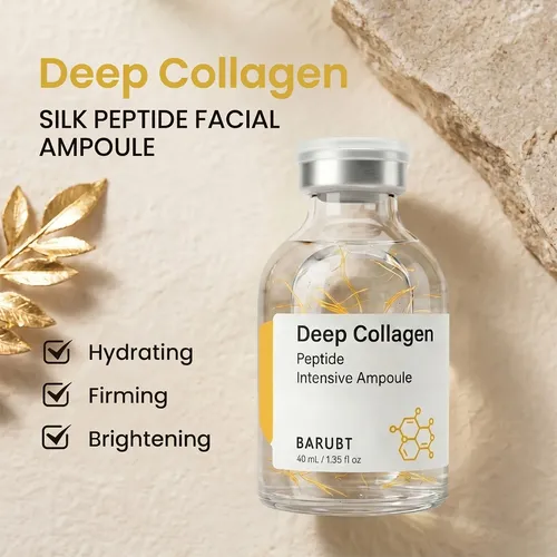 Ampolla Facial Barubt Deep Collagen 40 Ml Todo Tipo De Piel Día/noche