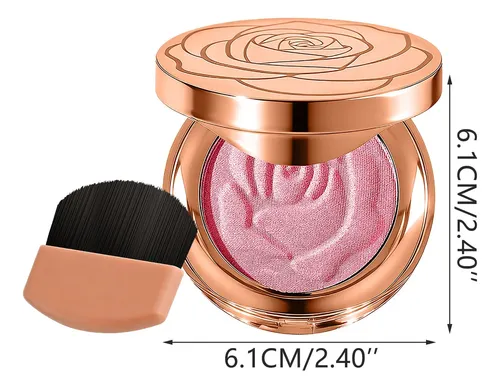 Colorete Soft Light Flower Creative, Mate, Suave Para Mejora Rosa
