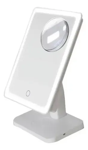 Espejo Led Multifunción 10x Bluetooth Soporte Celular