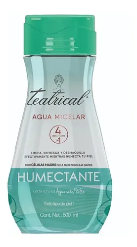 Teatrical Agua Micelar Humectante 600 Ml