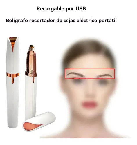 Depiladora Eléctrica Portatil Recortador Cejas Nariz Eyebrow