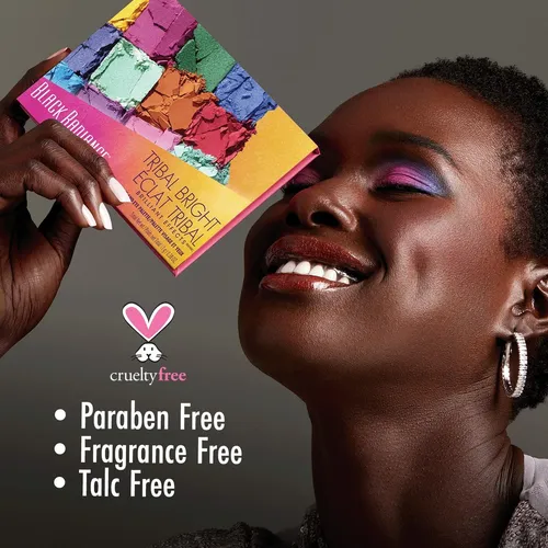 Paleta De Sombras Black Radiance 12 Tonos Tribal Bright