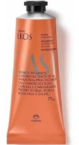 Pulpa Hidratante Para Manos Ekos Castanha Natura 75ml