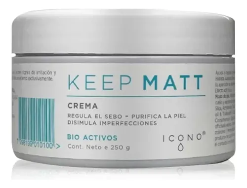 Crema Keep Matt Reguladora Sebo Puntos Negros X250 Icono
