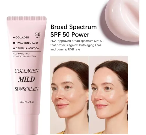 Protector Solar Facial Collagen Mild Centella Spf50
